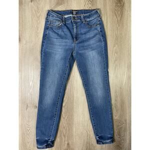 Fashion Nova High Rise Skinny Jeans‎ Women's Size 9 Medium Wash Denim Stretch